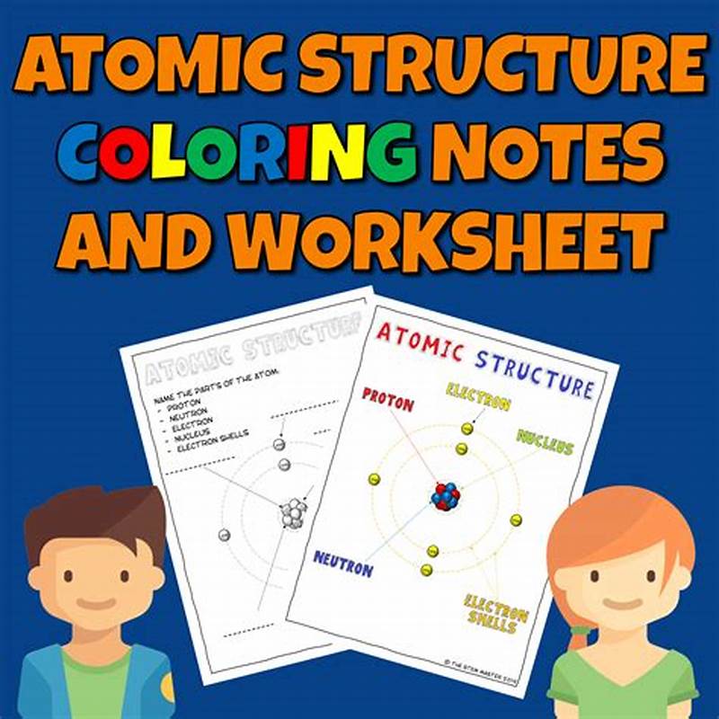 Atomic Structure Coloring Page Answer Key