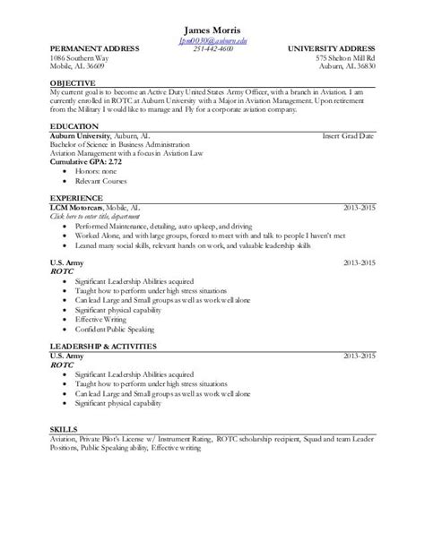 Auburn Resume Template