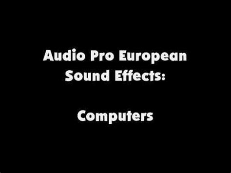 Audio Pro European Sfx Library Catalog