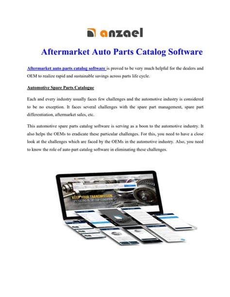 Auto Parts Catalog Software Download Free