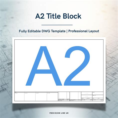 Autocad A2 Title Block Template Download Free