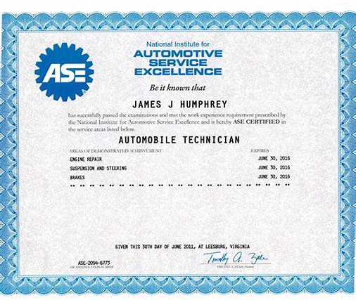 Automotive Certification Online