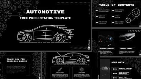 Automotive Powerpoint Templates