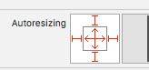 Autoresizing masks programmatically vs Interface Builder  xib  nib
