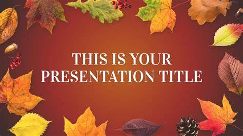 Autumn Themed Powerpoint Template