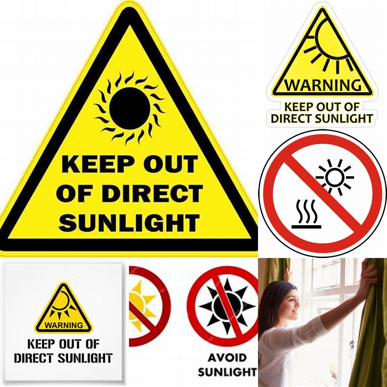 Avoid direct sunlight and heat