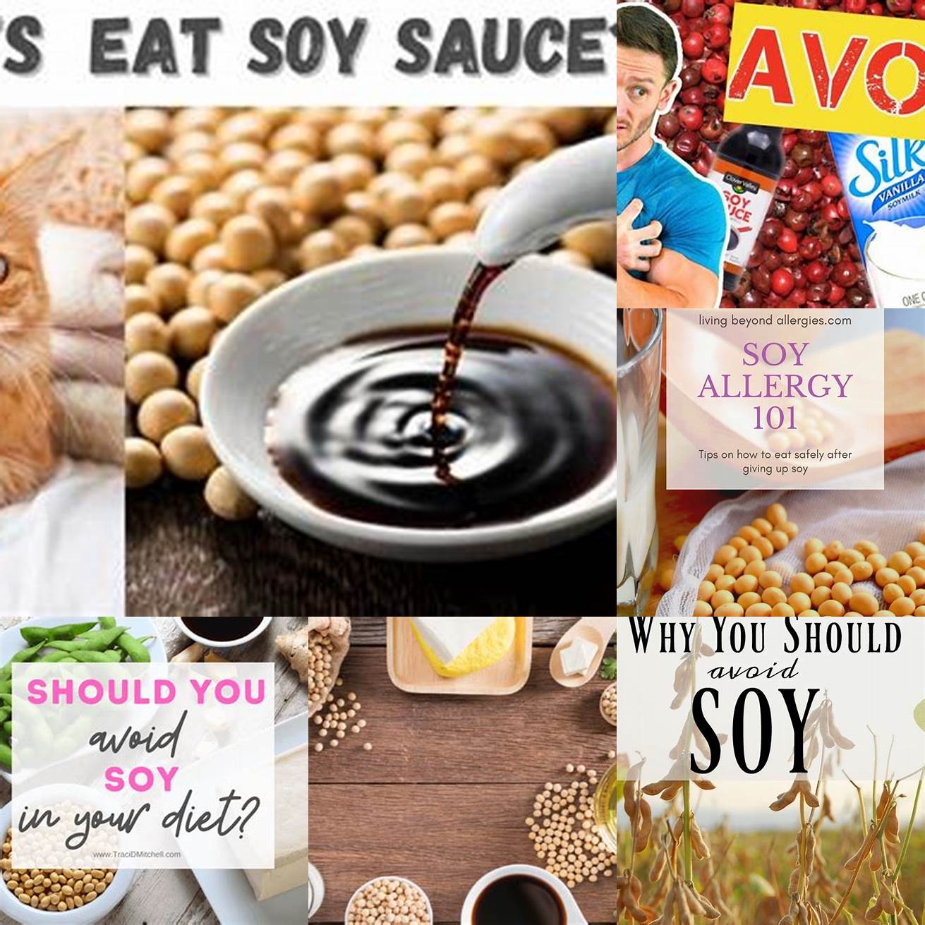 Avoid soy products