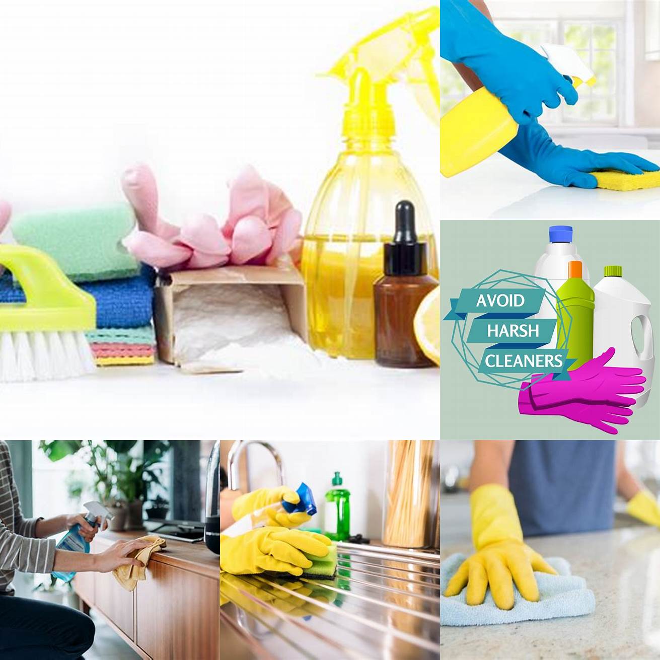 Avoid using harsh cleaners or abrasives on your furniture