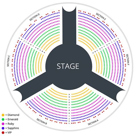 Awakening Theater Seating Chart