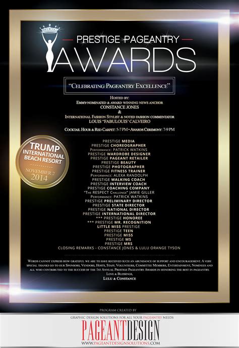 Awards Program Template