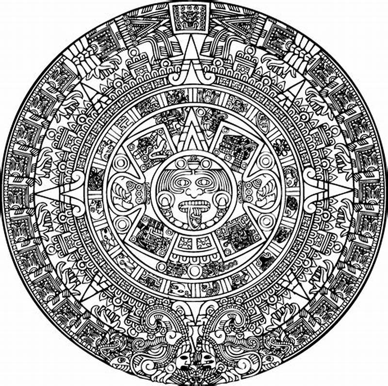 Aztec Calendar Vector