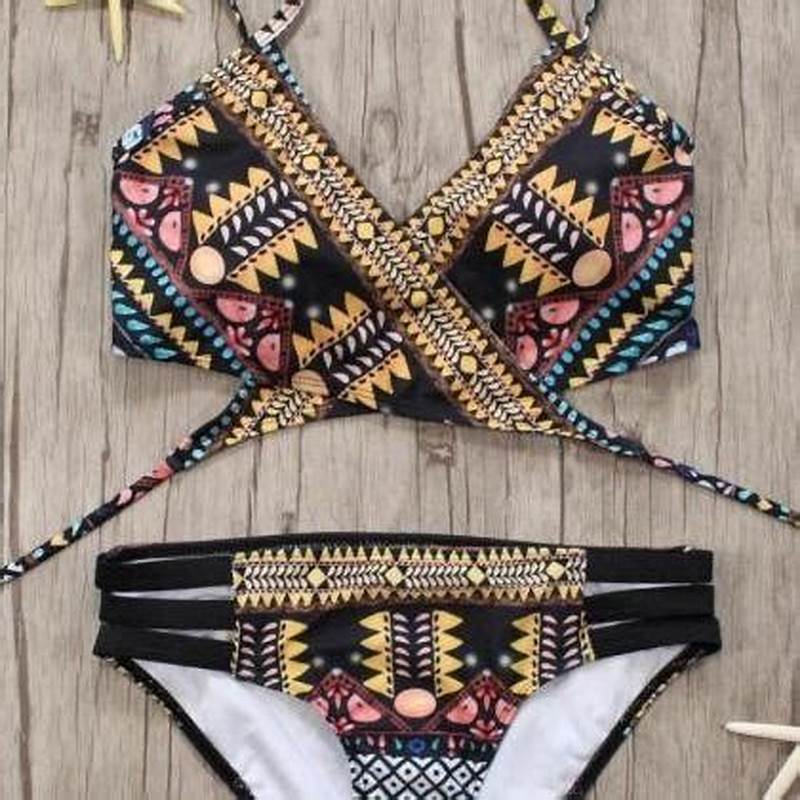 Aztec Pattern Bikini