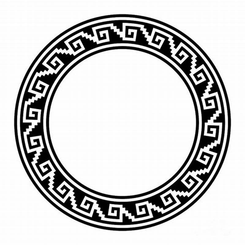 Aztec Pattern Circle