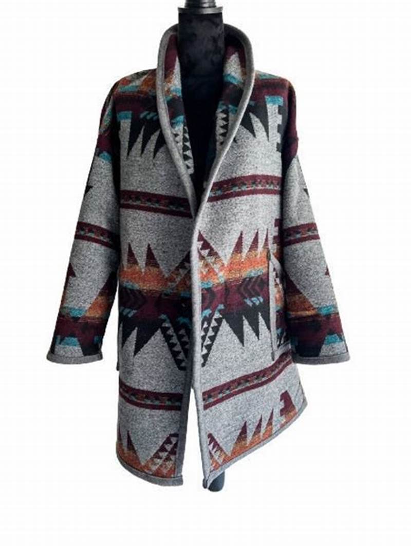 Aztec Pattern Coat