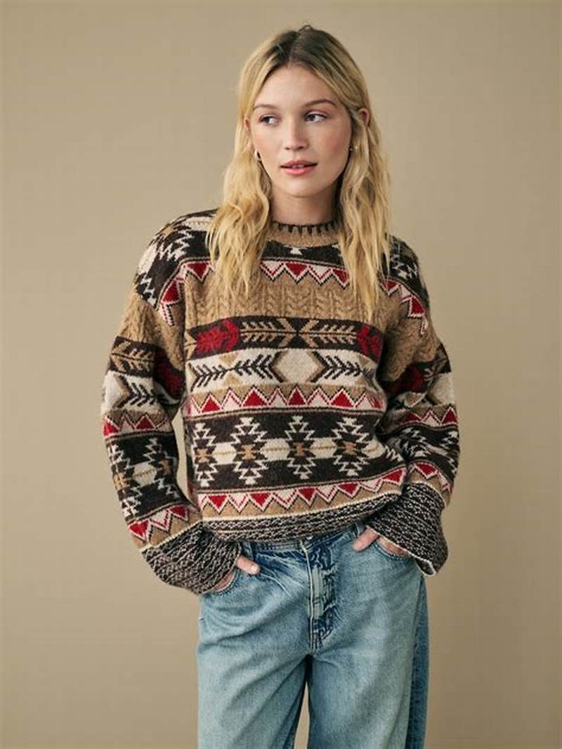 Aztec Pattern Jumper