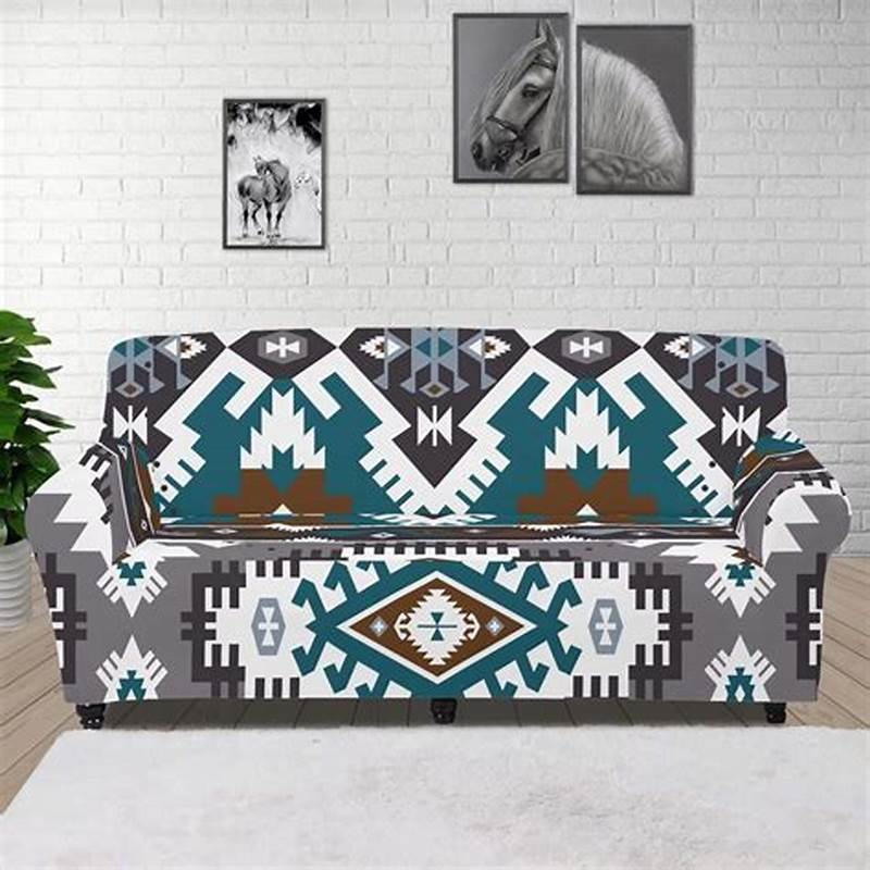 Aztec Pattern Sofa