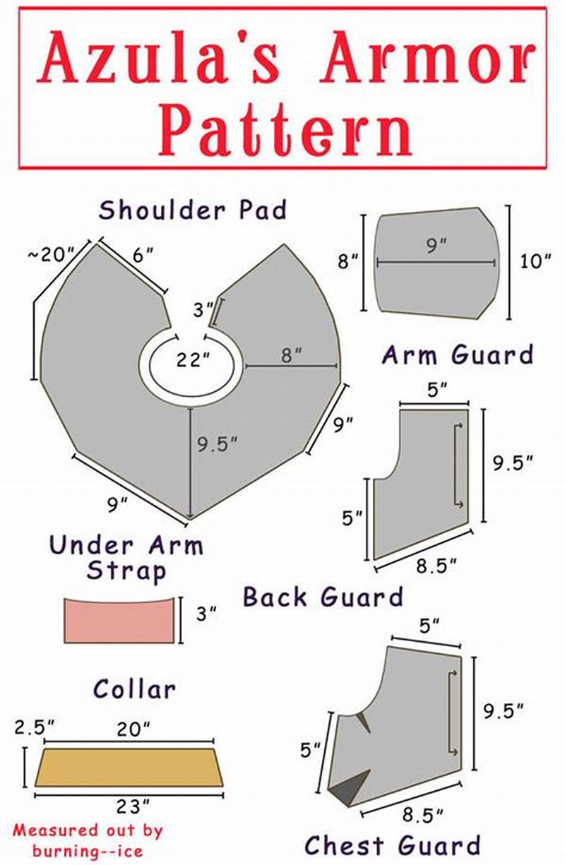 Azula Armor Pattern