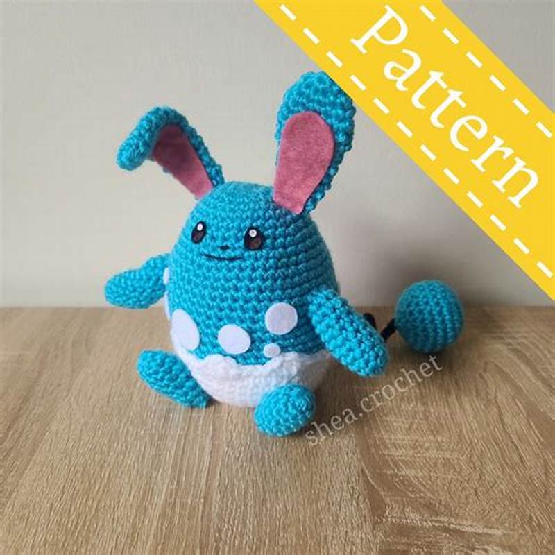 Azumarill Crochet Pattern