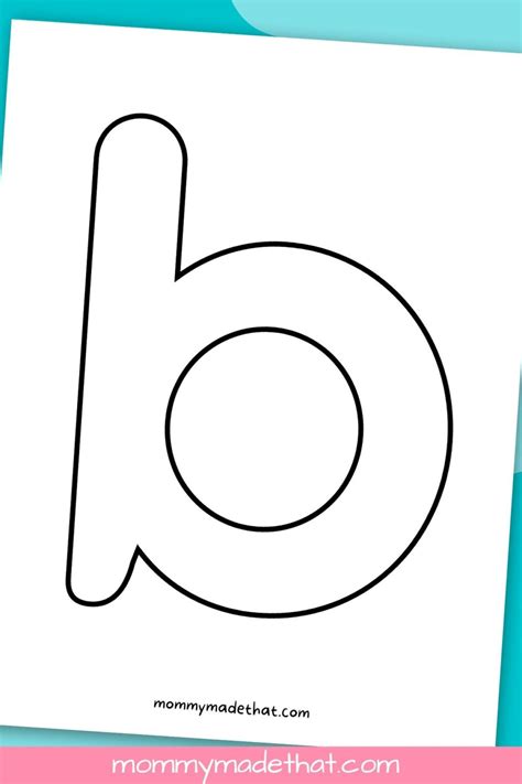 B Letter Template
