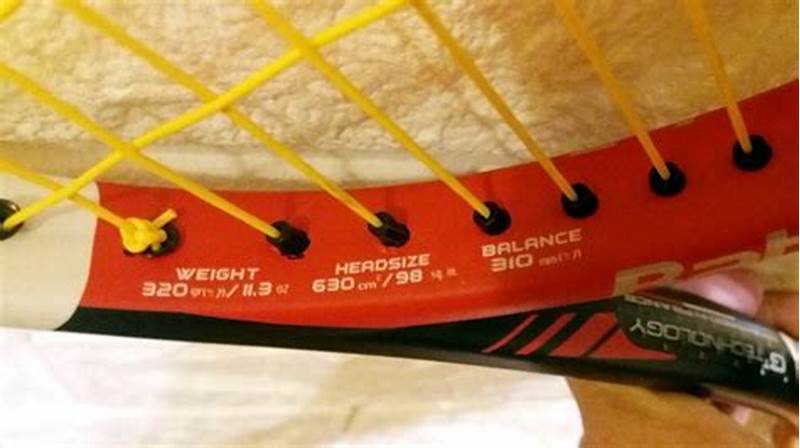 Babolat Pure Control Tour String Pattern