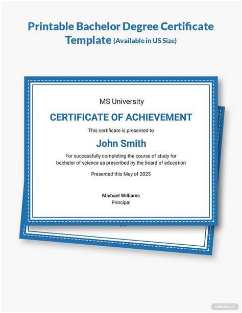Bachelor Degree Template