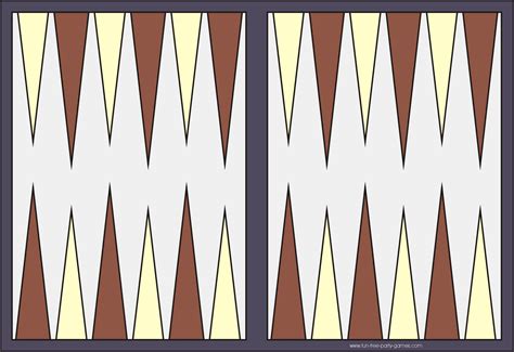 Backgammon Board Template