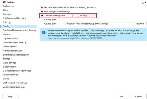 Backup Exec Updating Catalogs Taking Long Time