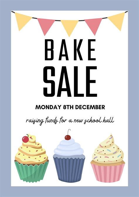 Bake Sale Flyer Template Free