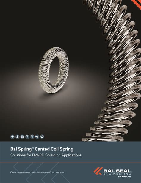 Bal Seal Canted Coil Spring Catalog