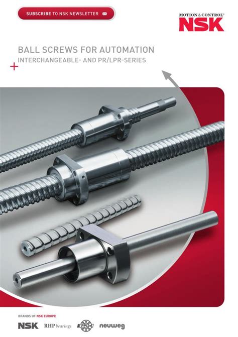 Ball Screws And Guide Systems Catalogue