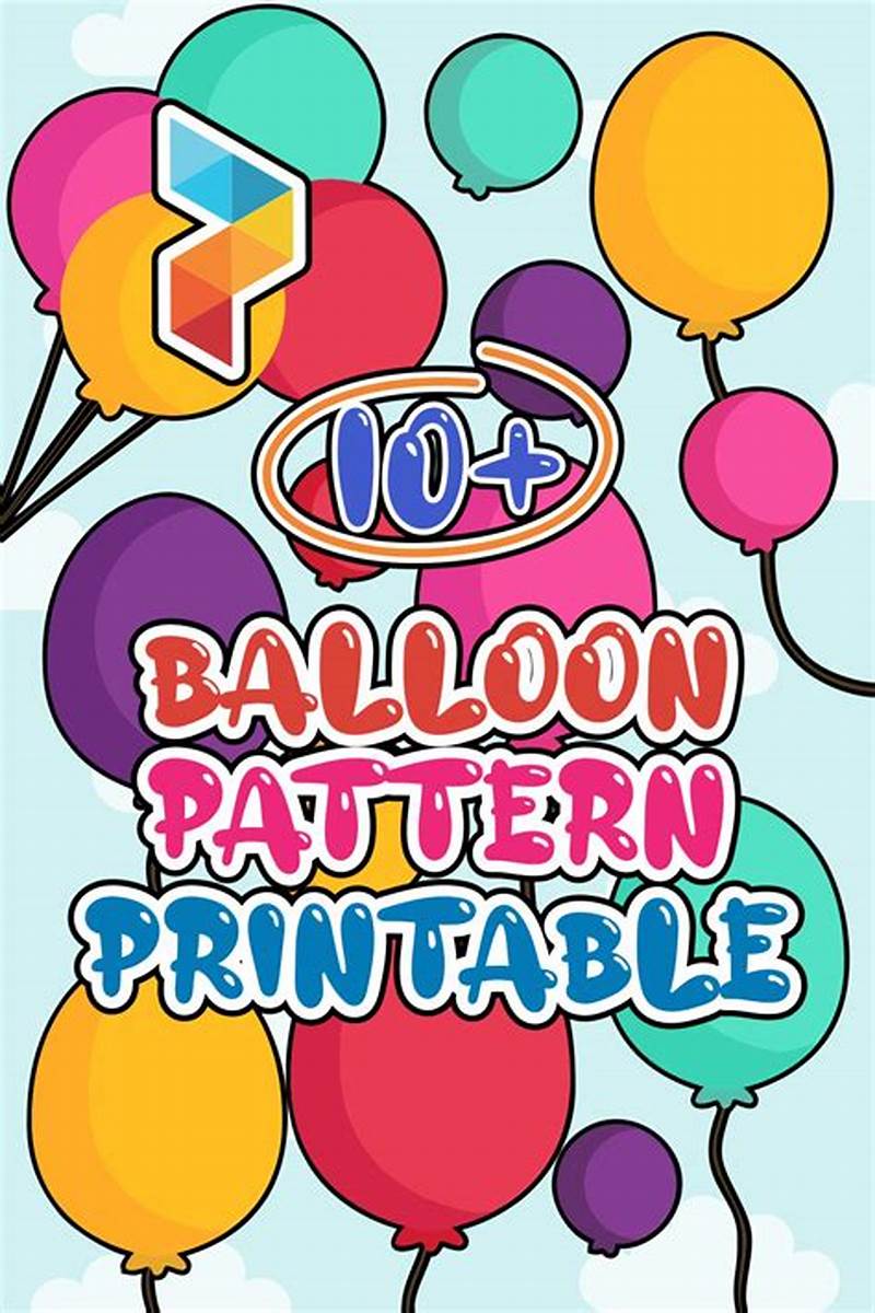 Balloon Pattern Printable
