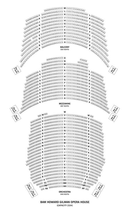 Bam Gilman Seating Chart