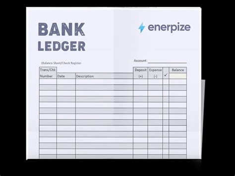 Bank Ledger Template