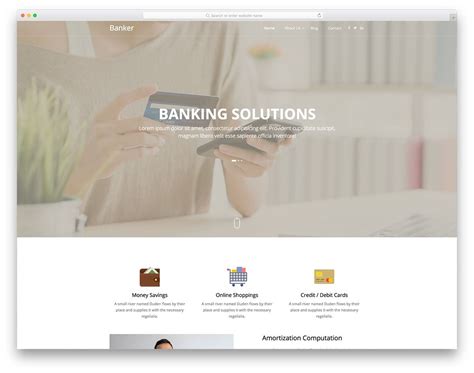 Bank Website Template