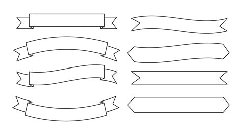 Banner Ribbon Template