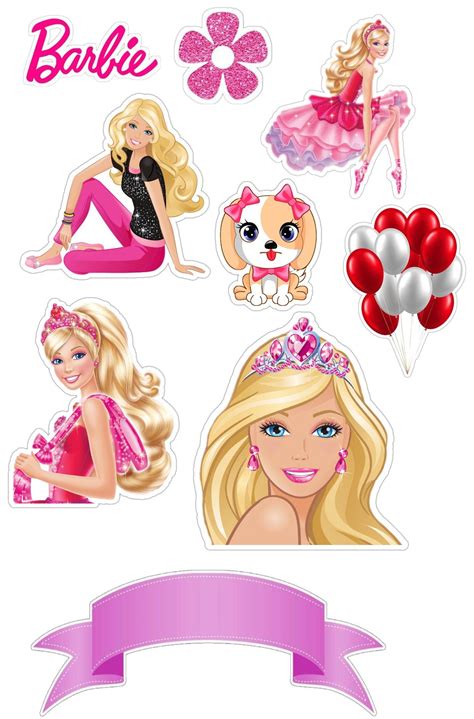 Barbie Cake Printable Images
