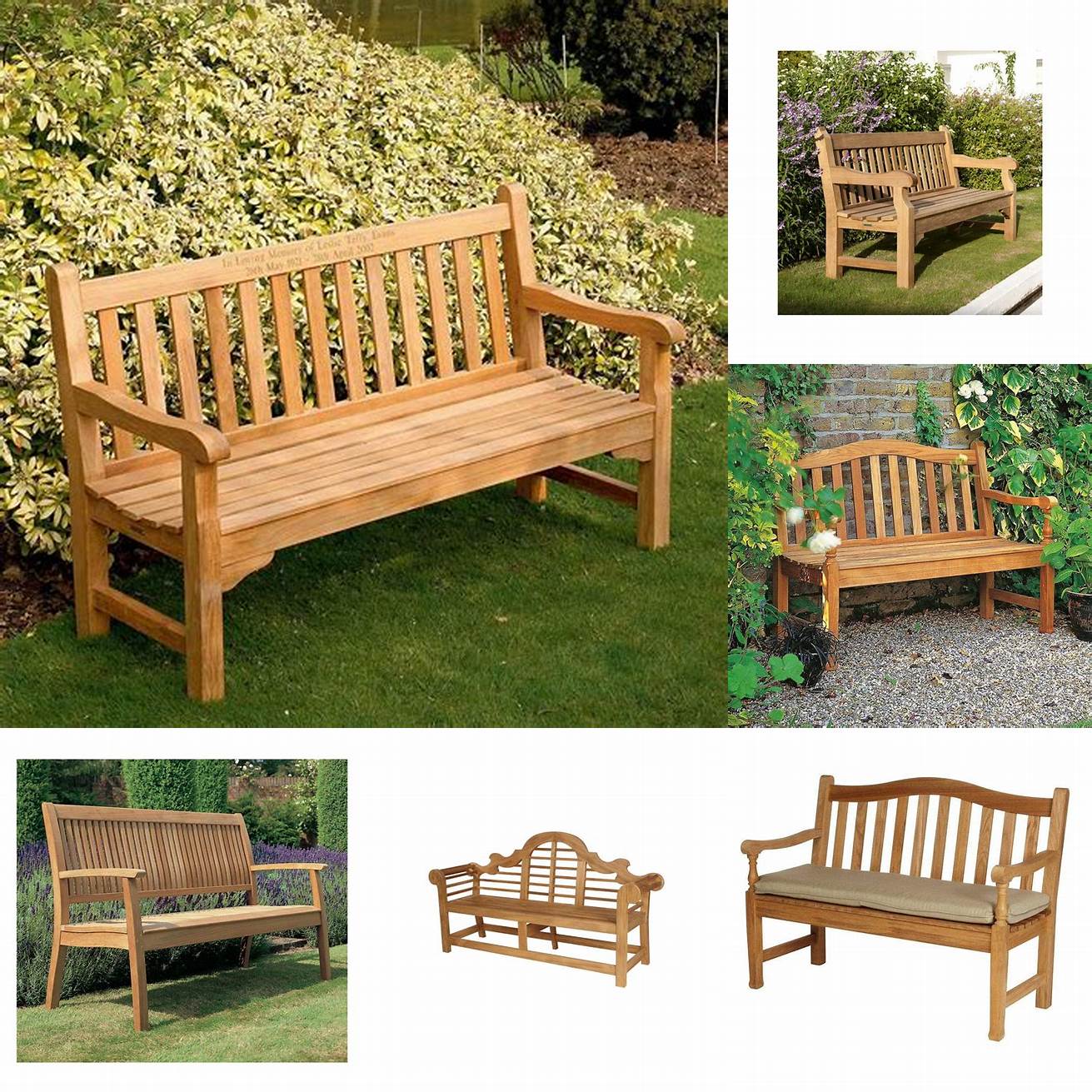 Barlow Tyrie Bench with Plants