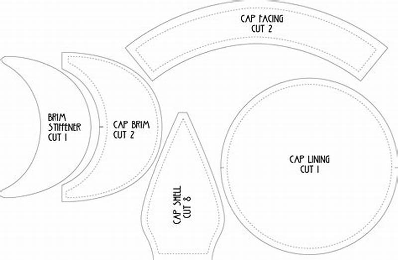 Baseball Cap Sewing Pattern