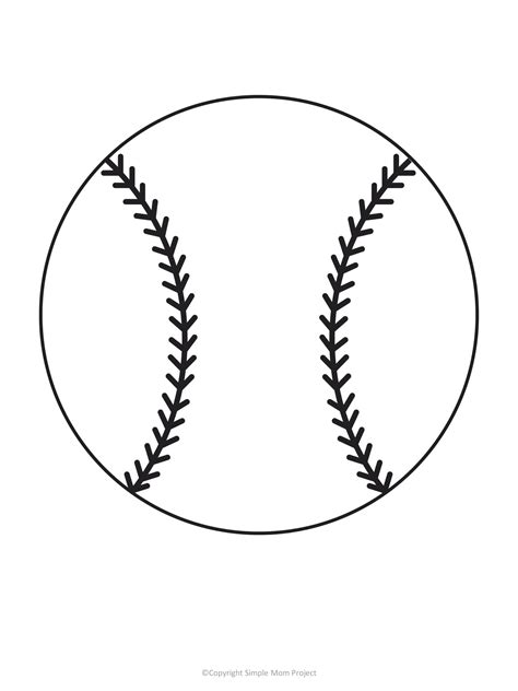 Baseball Printable Template