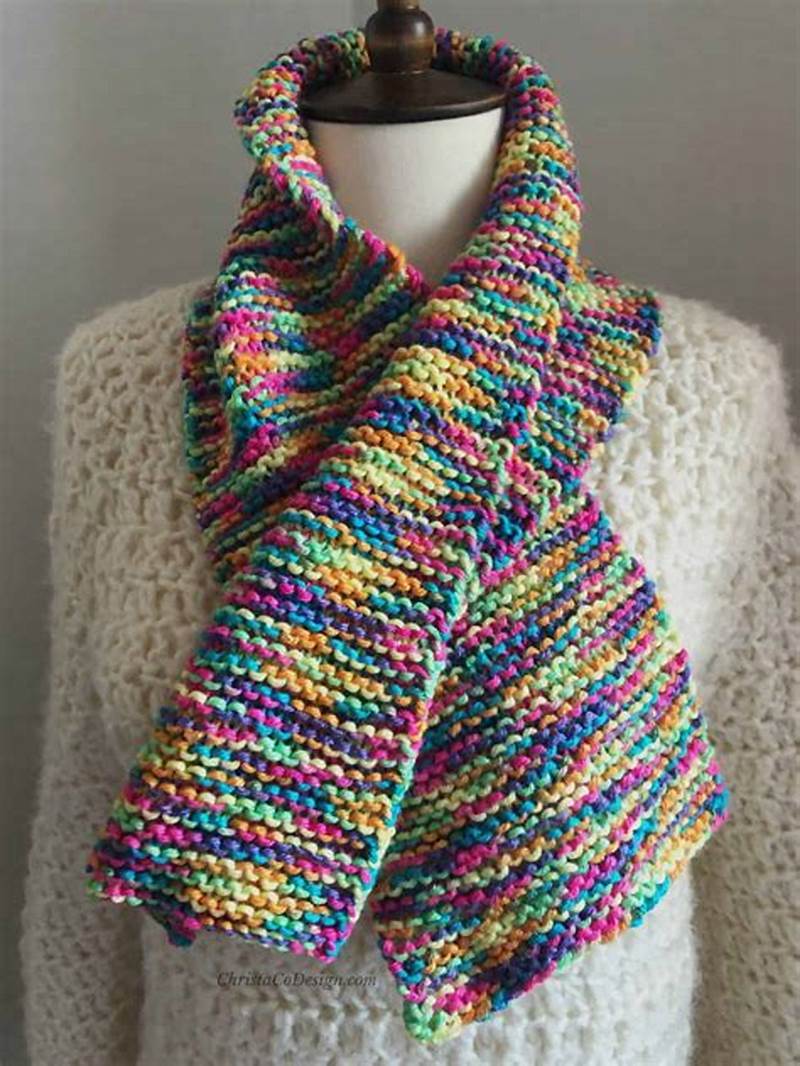 Basic Knit Scarf Pattern