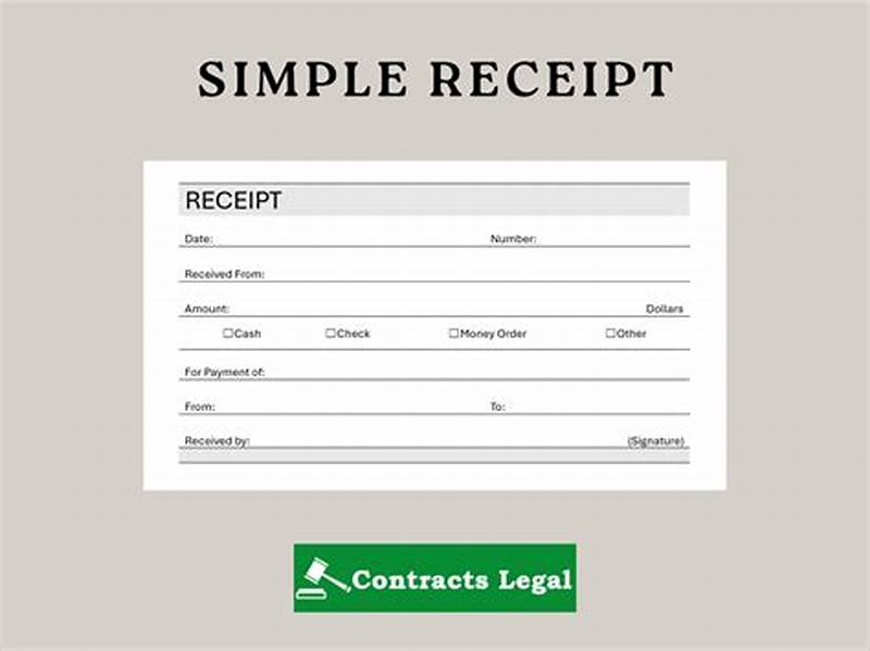 Basic Printable Receipt