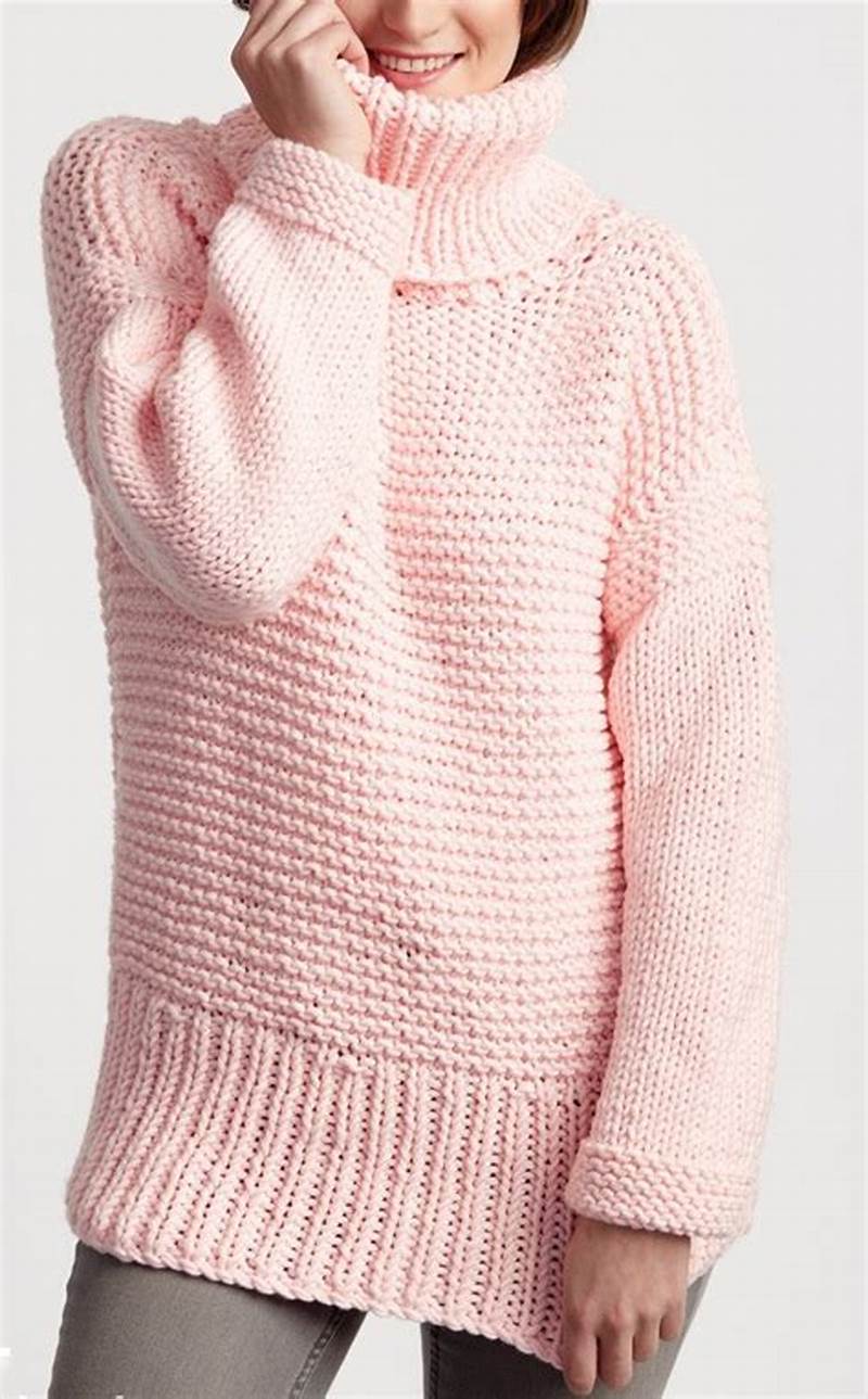 Basic Pullover Sweater Knitting Pattern