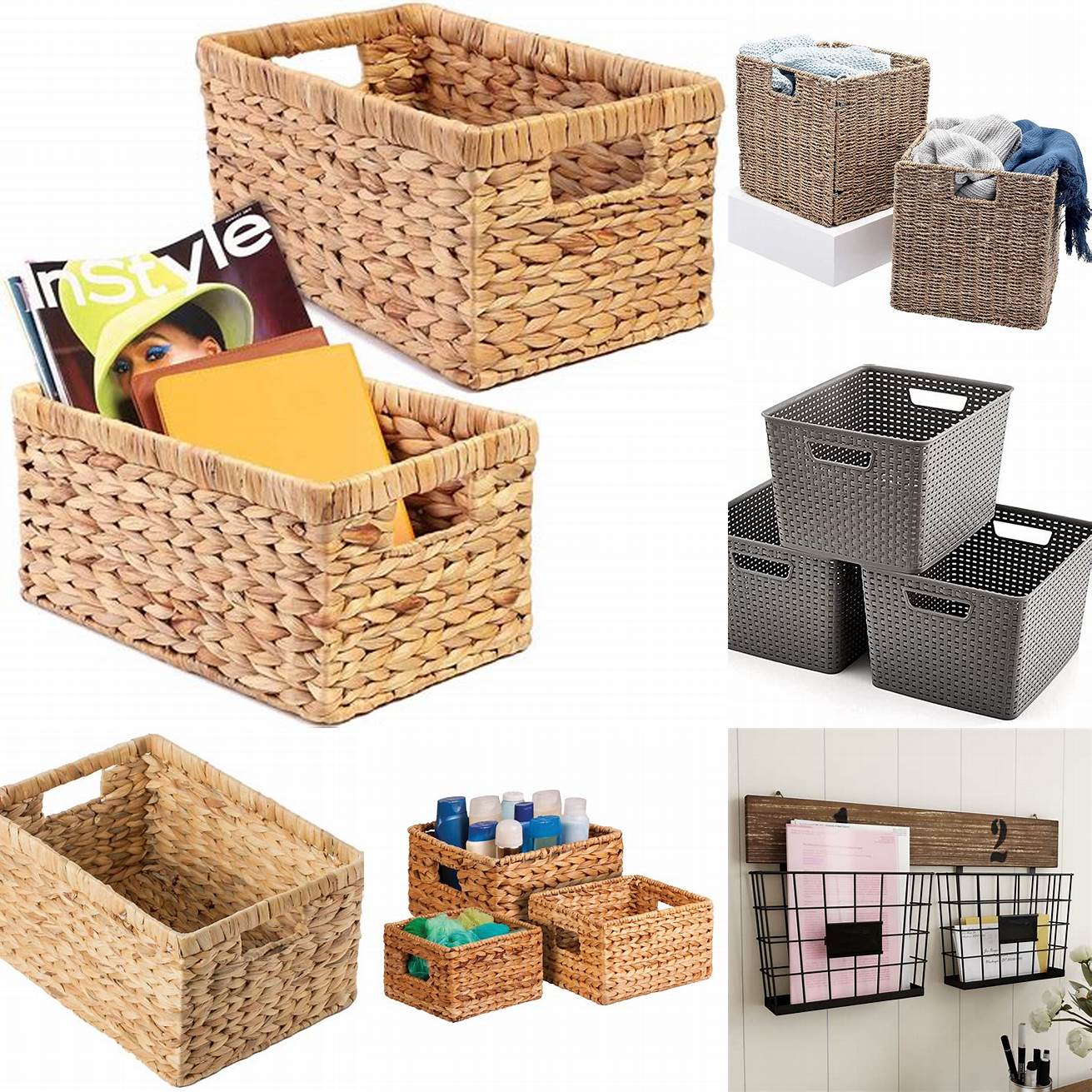 Baskets and bins