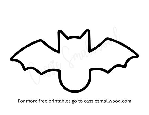 Bat Cut Out Template