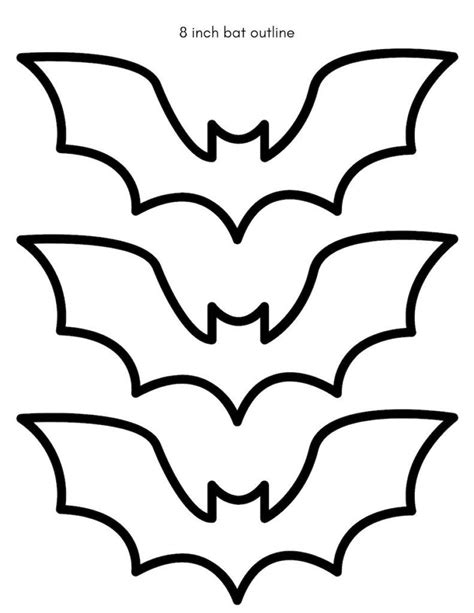 Bat Templates For Halloween