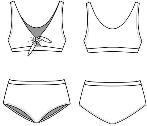 Bathing Suit Template