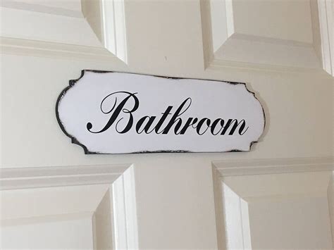 Bathroom Door Signs