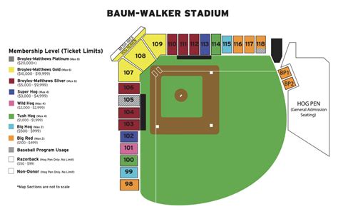 Baum Walker Stadium Seating Chart