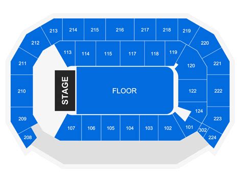 Baxter Arena Seating Chart Omaha