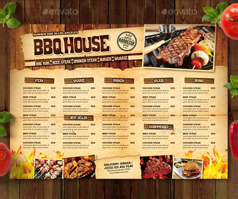 Bbq Menu Templates